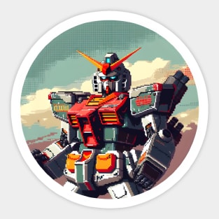 Winged Warriors: Gundam Wing, Mecha Epic, and Anime-Manga Legacy Unleashed Sticker